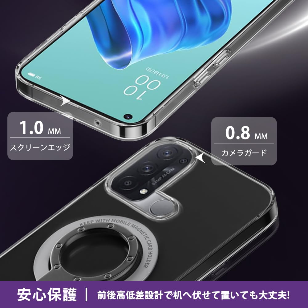 Amazon.co.jp: 対応 OPPO Reno5 A ケース A101OP A103OP CPH2199 透明